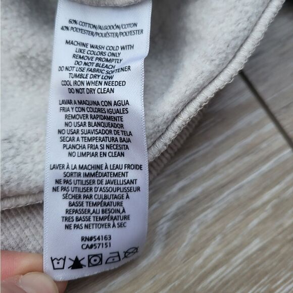 Calvin Klein crop sweatshirt Hoodie large - Picture 6 of 9